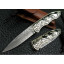 Damascus Steel Small Knife Jungle Folding Knife with Cupronickel Handle UDTEK00537 / UDTEK01204